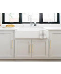 Kitchen with 10 Pack Champagne Bronze Finish Heavy Duty Solid Zinc Alloy Cabinet Pulls With 5 Inch Hole Centers And 5.75 Inch Overall Length