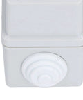 Two Way Breaker Box Din Rail MCB Distribution Protection Box corner view showing rugged waterproof casing