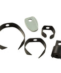 Five piece blade kit for Straight Up American Drain Cleaning Cable, designed for two to four inch lines.