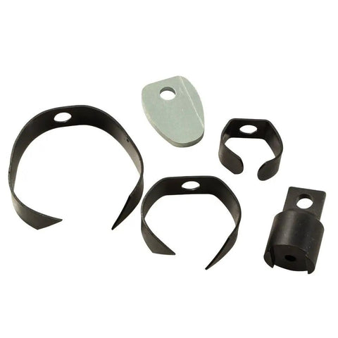 Five piece blade kit for Straight Up American Drain Cleaning Cable, designed for two to four inch lines.