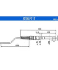 Hella Compact 800W Hot Air Blower Portable Electric Heat Gun For Shrink Wrap And Packaging DIY Tasks shown in detailed diagram.