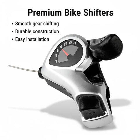 3x7 Speed Thumb Shifter With Gear Indicator For Mountain Road Hybrid And City Bikes Smooth One Finger Shifts Right Hand Lever For MTB Commuter Cruiser And Kids Bikes Durable Easy Install A Solid Upgrade For Any Ride