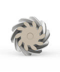 Beefed Up Helical Main Drive Gear Upgrade for RC Cars 1to8 And 1to10 Scale, Chrome Steel Differential Gear F28CS02