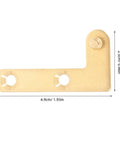 Brass Concealed Down Pivot Door Hinges 4 Pack For Metal And Glass Doors Heavy Duty Door Hardware No Fuss Install Sleek Modern Design