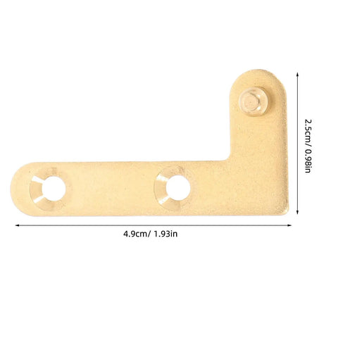 Brass Concealed Down Pivot Door Hinges 4 Pack For Metal And Glass Doors Heavy Duty Door Hardware No Fuss Install Sleek Modern Design