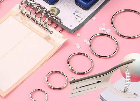 Heavy Duty Handheld Single Hole Punch For Crafts And Scrapbooking, Go-To 3/8 Inch Zinc Alloy Punch with craft and scrapbook accessories