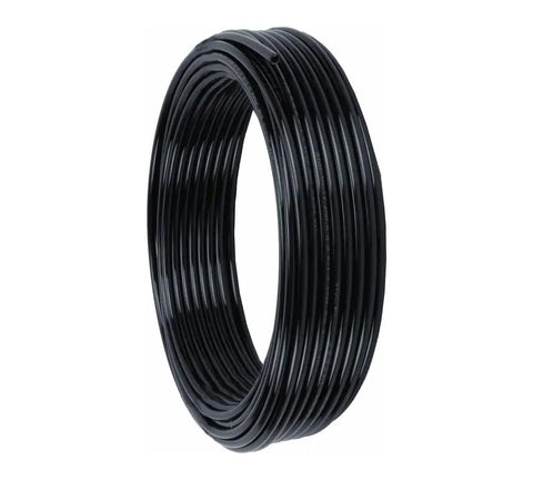 3/4 Inch OD Black Nylon Air Brake Tubing For Kenworth Trucks, Heavy Duty Pneumatic Air Line Hose, 500 Foot Roll, SAE J844 Compliant