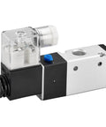 Heavy Duty Electrical Pneumatic Solenoid Valve 3V210-08-NC 110V AC Pilot-Operated Single Coil 3 Way 2 Position Normally Closed