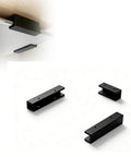 Ditch The Desktop Clutter Fast With This Heavy Duty Under Desk Laptop Mount showing black steel clamps for secure laptop holding.