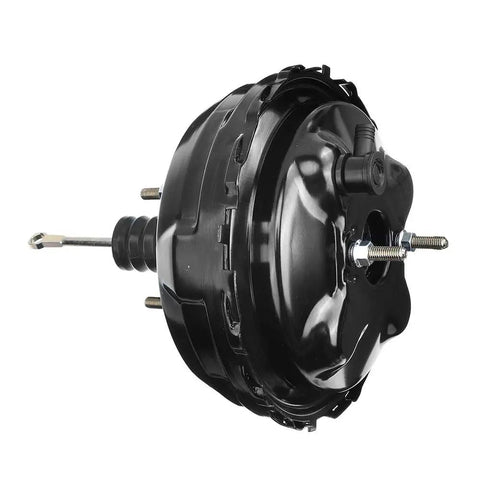 Heavy Duty Vacuum Power Brake Booster For Chevy C1500 Suburban GMC Yukon Blazer Direct Bolt On Upgrade, black metal structure showing mounting points.