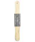 Workhorse 15 Inch Buffing Wheel Rake With Wooden Handle And Stainless Steel Head for scrubbing out compounds and metal.