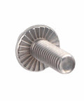 Super Heavy Duty M6 Stainless Steel Hex Flange Bolt close-up view, showcasing integrated washer base and durable finish.