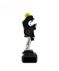 Slick No Drama Portable Handheld Cable Winding Reel Tape Wrapping Machine For Automotive Wiring Harness Insulation shown side view.