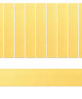 10 Piece Brass Strip Assortment Kit With Handy Brass Shim Sheets For Metalworking And DIY Projects, 1 Inch Wide By 5.9 Inch Long, 0.004 Inch Thick, Durable And Reliable Shims arranged in a grid pattern