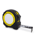 Carpenter Measuring Tape Pro Grade With Metric And Standard Units Lever Belt Clip And Dual Locking System Rugged Compact Design