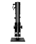Side view of Pro Grade Micro Jewelry Inlaid Stand with 360 Degree Rotating Bracket and steel framework for 77mm microscope insert