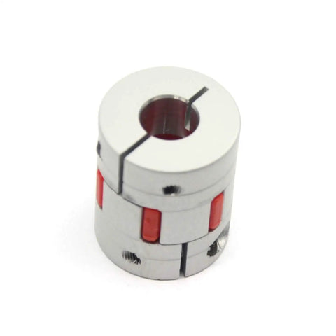 2 Pack Plum Shaped Aluminum Flexible Shaft Couplers 8mm To 10mm Bore D25 Length 30mm 8x10mm Connector for CNC Machines