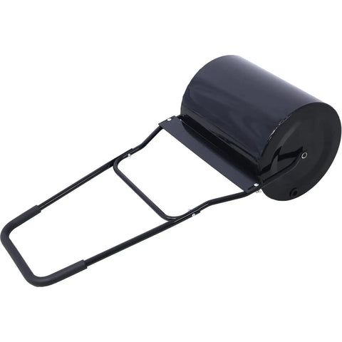 Sturdy 16 Gallon Lawn Roller For A Flawless Lawn Water Or Sand Fill Drum Roller With Steel Frame And U Shaped Handle