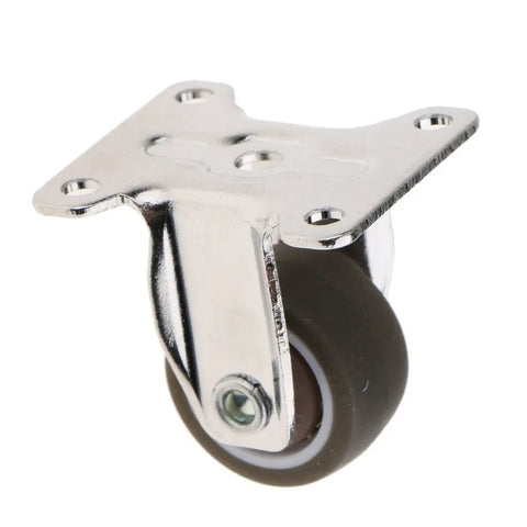 Heavy Duty Rubber Castor Wheel With Fixed Plate For Trolleys And Industrial Caster Tough As Nails Ideal For Cases Dollies Tool Boxes
