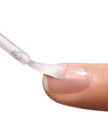 Applying Brush On Nail Glue For Press On Nails 5G, Fast Drying, Strong Hold Bond For Repairs, Tips And Wraps on fingernail