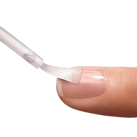 Applying Brush On Nail Glue For Press On Nails 5G, Fast Drying, Strong Hold Bond For Repairs, Tips And Wraps on fingernail