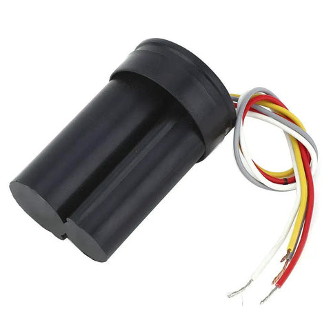 450V 12uF Plus 5uF Dual Start Capacitor for Washing Machines and Electric Pumps CBB60 Round Motor with wires visible