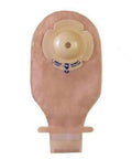 UltraMax Deep Drainable Ostomy Pouch With Aquatack Hydrocolloid Barrier And Kwick Klose II Fastener Five Eighths Inch Pre Cut Flexible Flange For A Comfy Fit Across Abdominal Contours And Hard To Fit Stomas front view