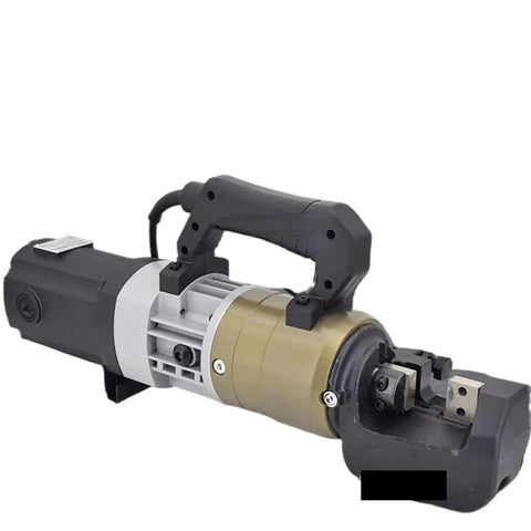 Heavy Duty Electric Hydraulic Rebar Cutter With Fast Cutting Speed Cuts Steel Rods Effortlessly Compact Portable Handheld Machine.