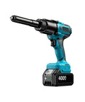 All In One 3-In-1 Cordless Rivet Gun Kit With Brushless Motor Auto Riveting Tool Set featuring 4.0Ah battery for heavy duty use
