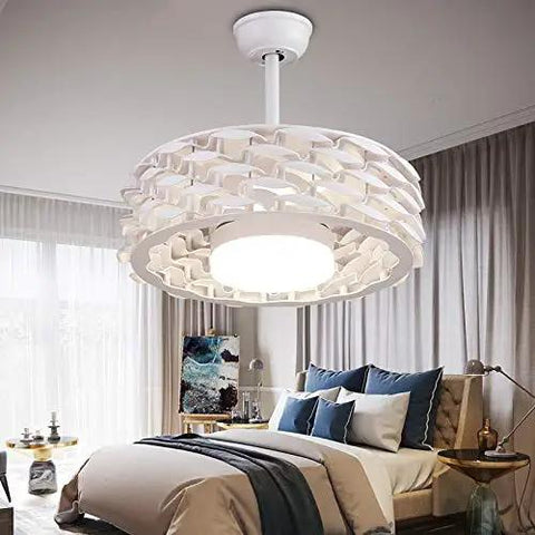 Smooth Silent Bladeless Ceiling Fan With Easy Remote And Bright Led Lights Zero Fuss Operation Total Game Changer For Chill Living Rooms And Kitchens Clean White Look Easy Breezy Setup Daily in modern bedroom.
