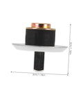 Side view of Stainless Steel Juicer Drive Coupling Replacement Part Easy Install Durable Juicer Coupler For Most Juicers