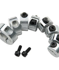 Drill Bit Depth Stop Collar Pro Grade Kit Built Tough With Eight Sizes 1/2, 7/16, 3/8, 5/16, 1/4, 7/32, 3/16, 1/8 Inch in carbon steel