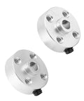 Two Pack Metal Axle Hubs With Set Screws For Tetrix Robotics, Built Beefy For 4.7mm D Shafts, Easy Install, Dope Upgrade