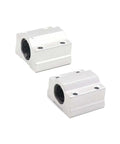 High Precision Linear Guide Rail Kit With Smooth Optical Axis Rod 12mm Plus Four SC12UU Bearing Blocks And Shaft Supports - two aluminum bearing blocks