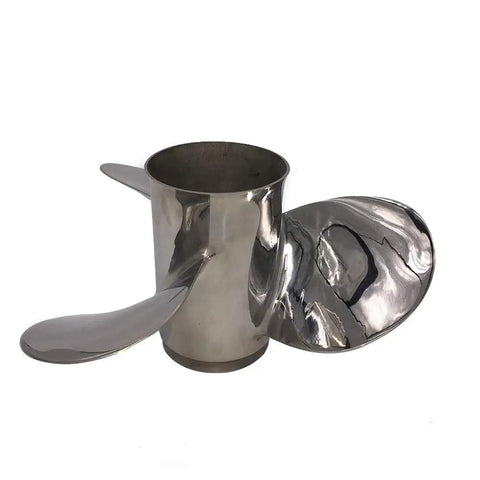 High Polished Stainless Steel Propeller 9 7 8 Inch Diameter Right Hand 3 Blade For Yamaha 20 30HP Outboard Motor Pressed In Rubber Hub 9 7 8 By 12 Pitch Performance Upgrade