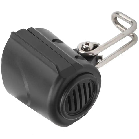 Dual Function 12W E Bike Front Headlight With Built In Horn For Night Rides 36V 48V 60V Compatibility IPX5 Waterproof Aluminum Alloy And Plastic Housing