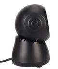 Side view of black Desktop Barcode Scanner With Global Shutter And Big Window LED Indicator And Prompt Tones 2D QR And Barcode Reader