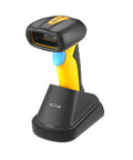 Upgraded Industrial Bluetooth Barcode Scanner With Charging Dock, Wireless 2D And 1D Reader, in dock with rugged design