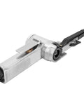 Chiciris 16K Rpm Air Belt Sander For Wood Glass Metal With Grinding Capability And Dust Collection System close-up view, showcasing design and features.