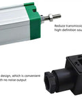 Heavy Duty Linear Displacement Sensor For Injection Molding Electronic Ruler Pull Rod IP67 Stainless Steel Build Great For Precise Positioning In Machines With Plug In Design And Low Noise Output