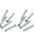 Screws included in Flower Shape Metal Pull Knob Set In Bronze Tone Cabinet And Drawer Handles 2.5 By 3.5 Cm 10 Pack