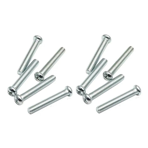 Screws included in Flower Shape Metal Pull Knob Set In Bronze Tone Cabinet And Drawer Handles 2.5 By 3.5 Cm 10 Pack