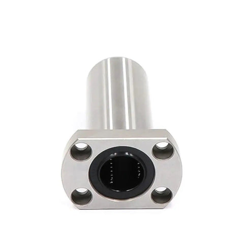 Two Pack Flange Linear Motion Ball Bearings Built Tough For Smooth Low Friction Precision In Steel Construction Projects LMH6UU LMH8UU LMH10UU LMH16LUU 16x28x70 LMH20 LMH25 Durable Steel Fit Easy Install. flange bearing