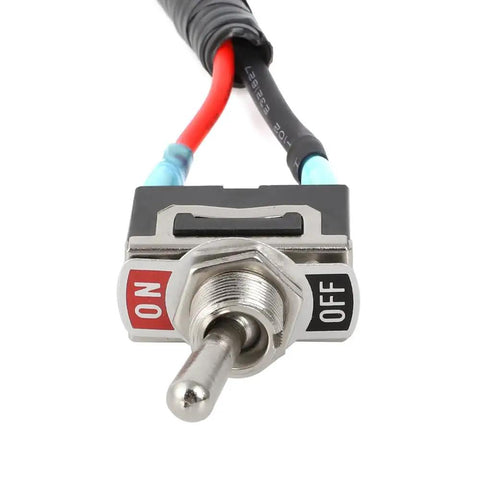 Fuse Bypass Switch Kit For ATM Mini-Fuse Towed Vehicles with beefed up rocker toggle switch and waterproof boot cap cover, 20A.