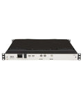 Slick Short Depth One U Rackmount Kvm Console With An 18 Point Five Inch Hd Lcd Screen And Hdmi Plus Usb Ports showing back view with ports.