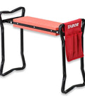 All In One Garden Kneeler And Seat Bench With Tool Bag Pouch And Foam Pad Cushion Lightweight Foldable Workseat For Easy Kneeling Or Sitting Portable Outdoor Kneeler For Gardening With Side Rails
