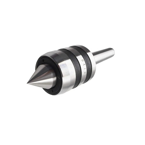 MT2 Live Tailstock Center Medium Duty 2MT For High Speed Turning CNC Work, 60 Degree Point, 600 Lbs Max Weight, 5000 RPM Capable