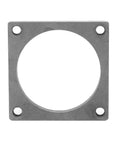 Heavy Duty Stainless Steel Threaded Mounting Plate With Precise M4 Screw Holes, 39mm bracket with round center cutout.