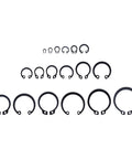 E Clip Assortment Kit 304 Stainless Steel 300 Pieces External Retaining Rings And C Clips For Automotive Machinery And DIY Projects