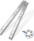 Side Mount Drawer Slides With Ball Bearing Tracks For Smooth Glide Built Tough Heavy Duty Metal Drawer Runners For Home Cabinets
